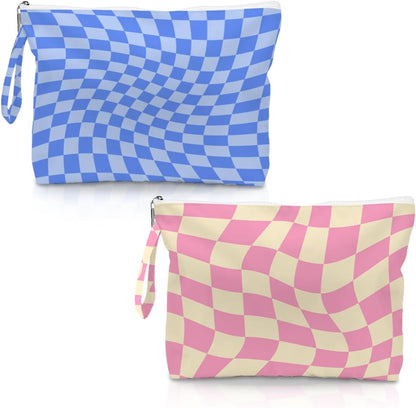 2 Pack Reusable Waterproof Wet Bag, Dry Wet Separation Storage Pouch for Travel Gym Beach Pool Swimsuits Toiletries Laundry Organizer