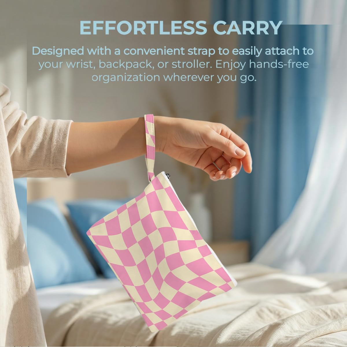 2 Pack Reusable Waterproof Wet Bag, Dry Wet Separation Storage Pouch for Travel Gym Beach Pool Swimsuits Toiletries Laundry Organizer