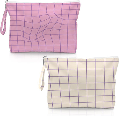 2 Pack Reusable Waterproof Wet Bag, Dry Wet Separation Storage Pouch for Travel Gym Beach Pool Swimsuits Toiletries Laundry Organizer