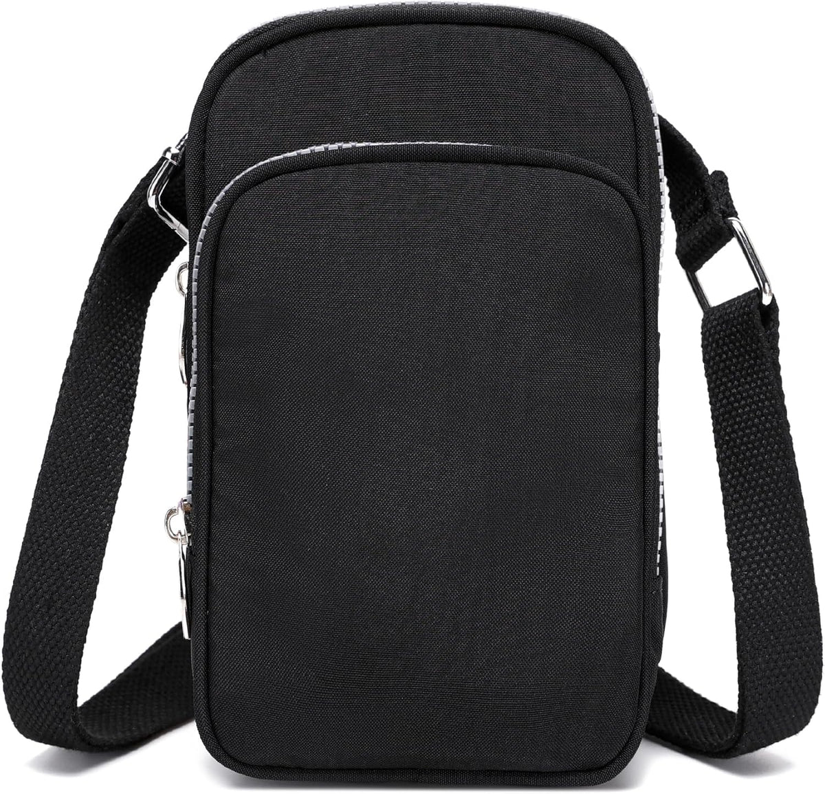 Phone Crossbody Bags for Women Small Nylon Touch Screen Purses | Clear Phone Window, RFID, Adjustable Strap, for Daily Essentials