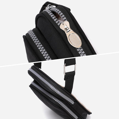 Phone Crossbody Bags for Women Small Nylon Touch Screen Purses | Clear Phone Window, RFID, Adjustable Strap, for Daily Essentials