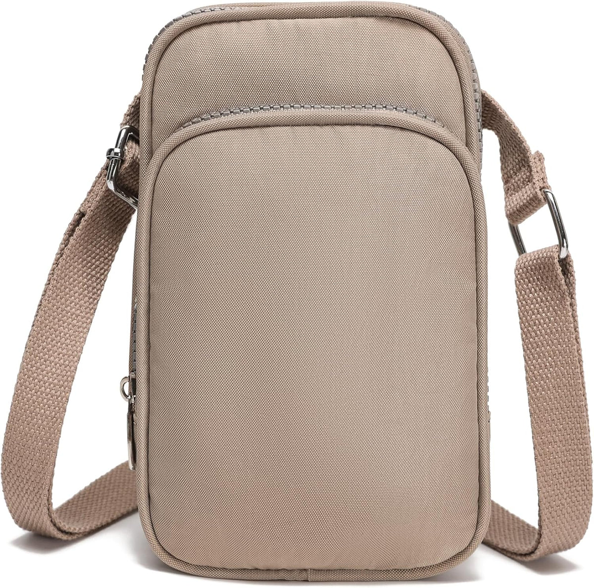 Phone Crossbody Bags for Women Small Nylon Touch Screen Purses | Clear Phone Window, RFID, Adjustable Strap, for Daily Essentials