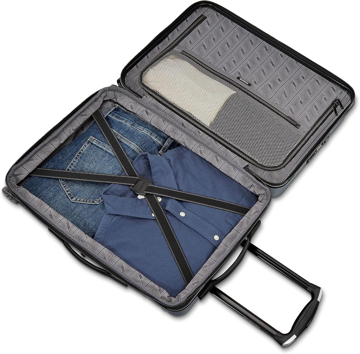 Omni 2 International Carry-On Luggage with 360° Spinner Wheels - Scratch Resistant Hardshell - TSA, Airline-Approved - Expandable Polycarbonate Shell for Lightweight Travel - Rose Gold
