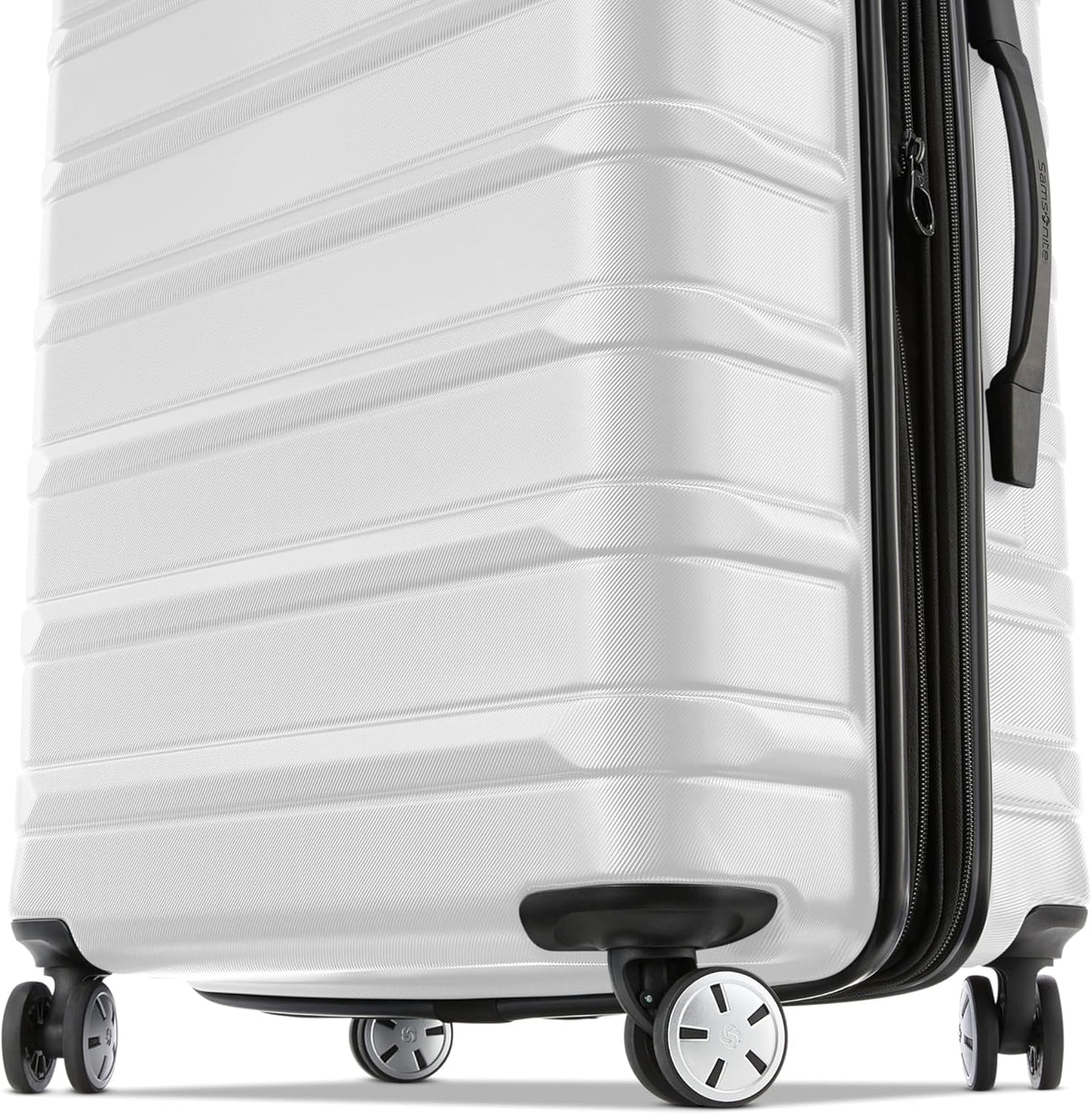 Omni 2 International Carry-On Luggage with 360° Spinner Wheels - Scratch Resistant Hardshell - TSA, Airline-Approved - Expandable Polycarbonate Shell for Lightweight Travel - Rose Gold