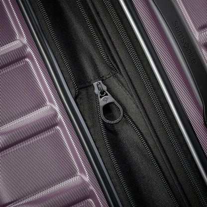 Omni 2 International Carry-On Luggage with 360° Spinner Wheels - Scratch Resistant Hardshell - TSA, Airline-Approved - Expandable Polycarbonate Shell for Lightweight Travel - Rose Gold