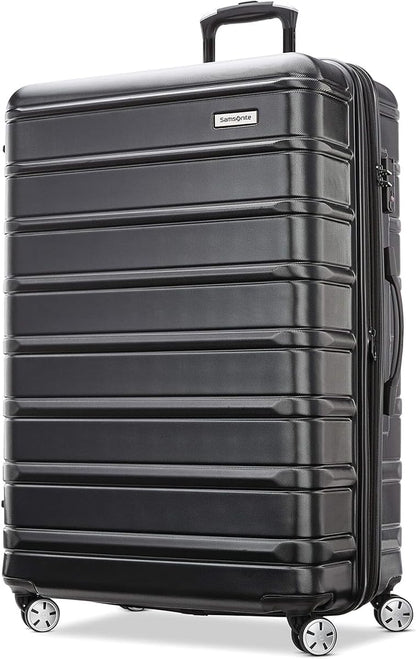 Omni 2 International Carry-On Luggage with 360° Spinner Wheels - Scratch Resistant Hardshell - TSA, Airline-Approved - Expandable Polycarbonate Shell for Lightweight Travel - Rose Gold