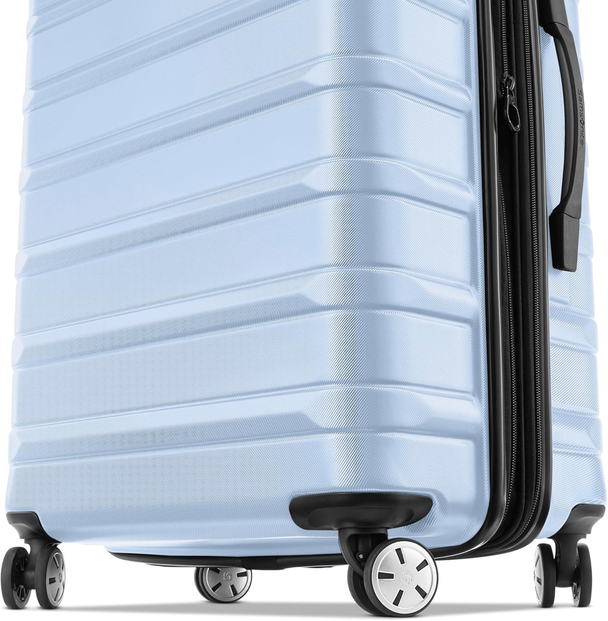 Omni 2 International Carry-On Luggage with 360° Spinner Wheels - Scratch Resistant Hardshell - TSA, Airline-Approved - Expandable Polycarbonate Shell for Lightweight Travel - Rose Gold
