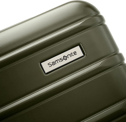 Omni 2 International Carry-On Luggage with 360° Spinner Wheels - Scratch Resistant Hardshell - TSA, Airline-Approved - Expandable Polycarbonate Shell for Lightweight Travel - Rose Gold