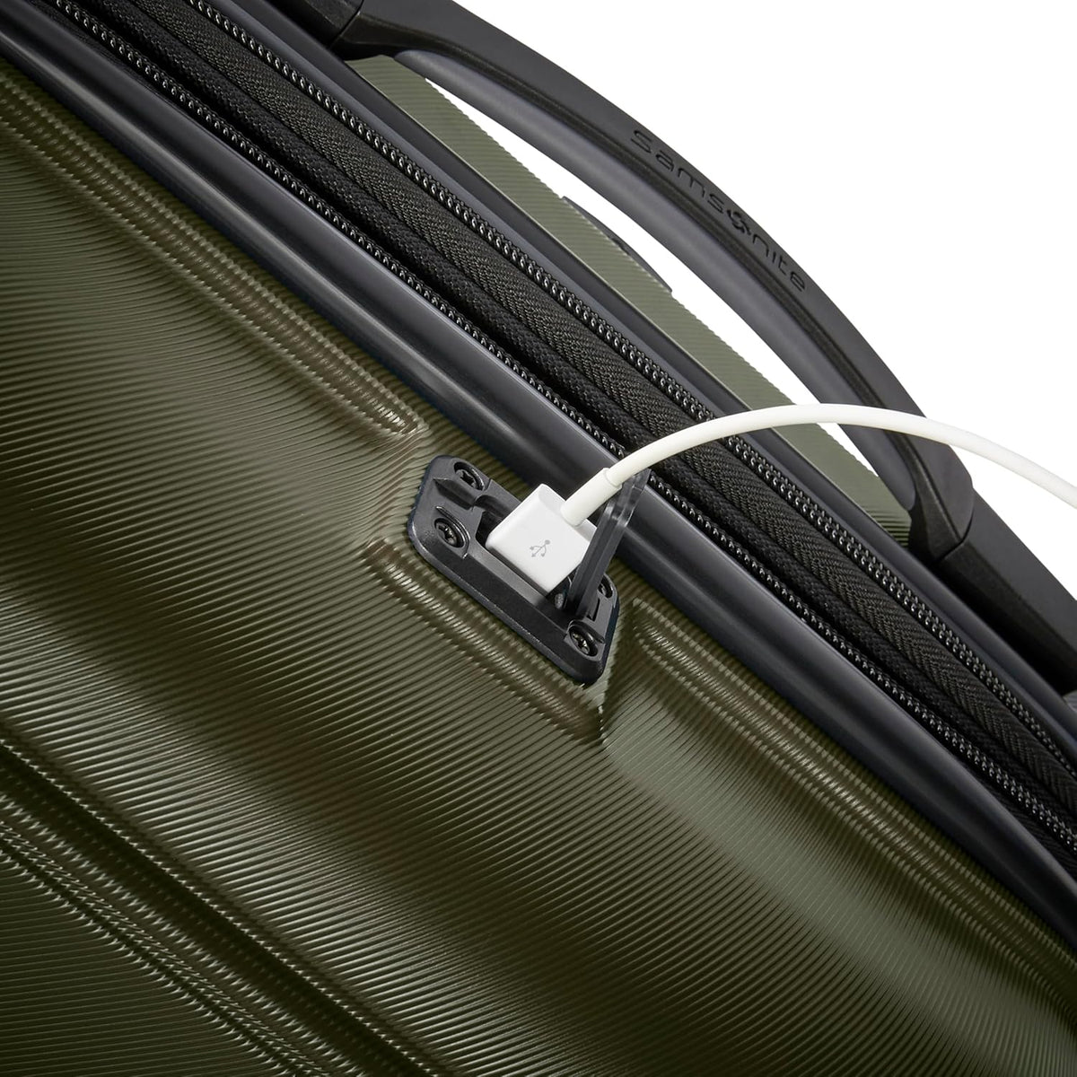 Omni 2 International Carry-On Luggage with 360° Spinner Wheels - Scratch Resistant Hardshell - TSA, Airline-Approved - Expandable Polycarbonate Shell for Lightweight Travel - Rose Gold