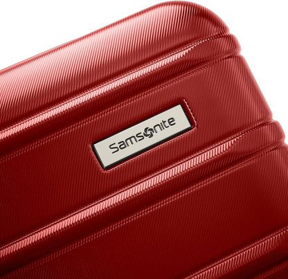 Omni 2 International Carry-On Luggage with 360° Spinner Wheels - Scratch Resistant Hardshell - TSA, Airline-Approved - Expandable Polycarbonate Shell for Lightweight Travel - Rose Gold