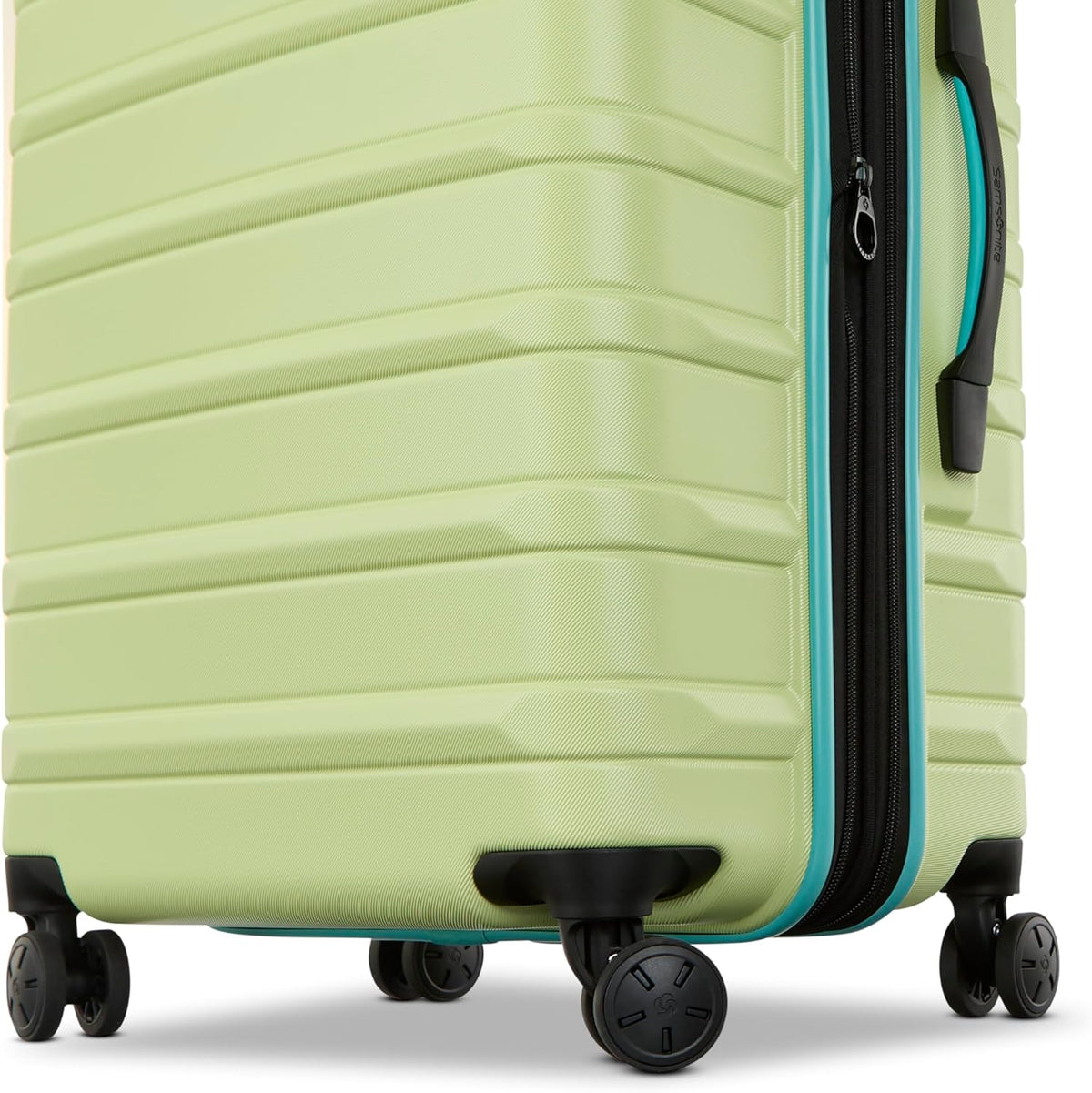 Omni 2 International Carry-On Luggage with 360° Spinner Wheels - Scratch Resistant Hardshell - TSA, Airline-Approved - Expandable Polycarbonate Shell for Lightweight Travel - Rose Gold