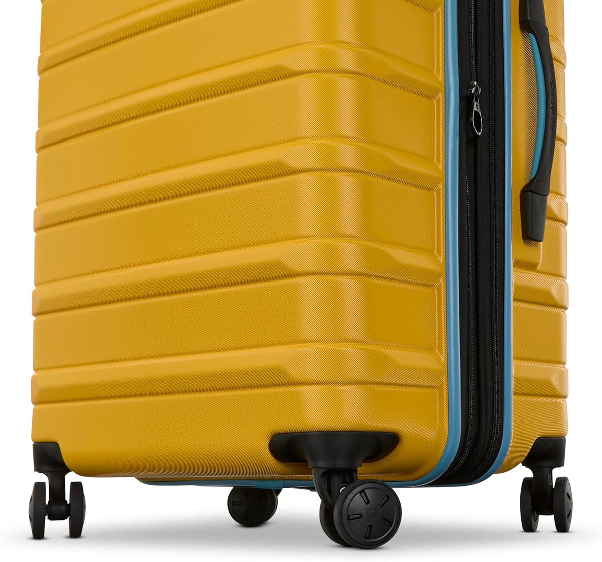 Omni 2 International Carry-On Luggage with 360° Spinner Wheels - Scratch Resistant Hardshell - TSA, Airline-Approved - Expandable Polycarbonate Shell for Lightweight Travel - Rose Gold