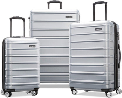 Omni 2 International Carry-On Luggage with 360° Spinner Wheels - Scratch Resistant Hardshell - TSA, Airline-Approved - Expandable Polycarbonate Shell for Lightweight Travel - Rose Gold