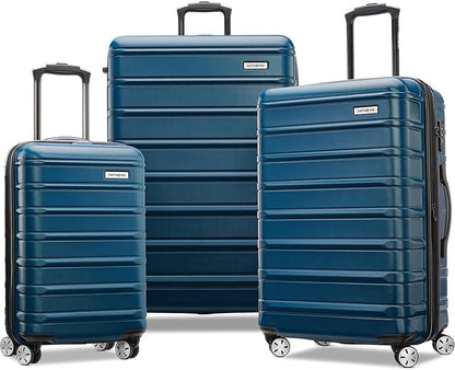 Omni 2 International Carry-On Luggage with 360° Spinner Wheels - Scratch Resistant Hardshell - TSA, Airline-Approved - Expandable Polycarbonate Shell for Lightweight Travel - Rose Gold