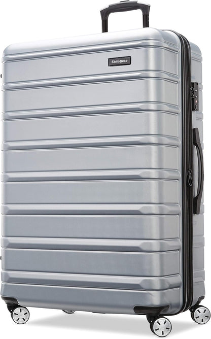 Omni 2 International Carry-On Luggage with 360° Spinner Wheels - Scratch Resistant Hardshell - TSA, Airline-Approved - Expandable Polycarbonate Shell for Lightweight Travel - Rose Gold