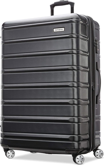 Omni 2 International Carry-On Luggage with 360° Spinner Wheels - Scratch Resistant Hardshell - TSA, Airline-Approved - Expandable Polycarbonate Shell for Lightweight Travel - Rose Gold