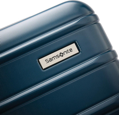 Omni 2 International Carry-On Luggage with 360° Spinner Wheels - Scratch Resistant Hardshell - TSA, Airline-Approved - Expandable Polycarbonate Shell for Lightweight Travel - Rose Gold