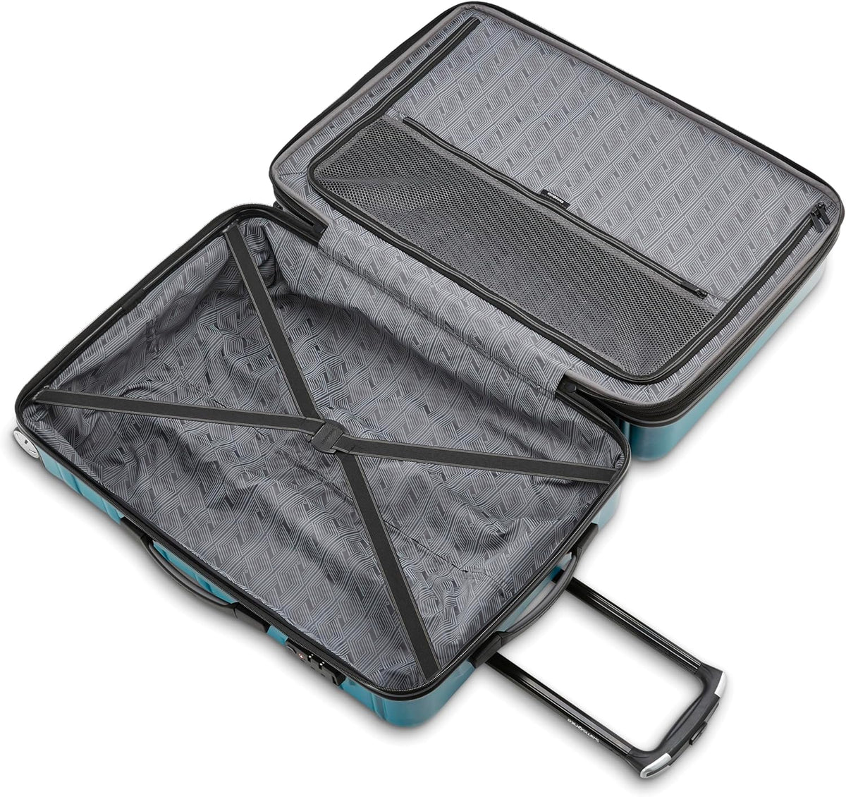 Omni 2 International Carry-On Luggage with 360° Spinner Wheels - Scratch Resistant Hardshell - TSA, Airline-Approved - Expandable Polycarbonate Shell for Lightweight Travel - Rose Gold