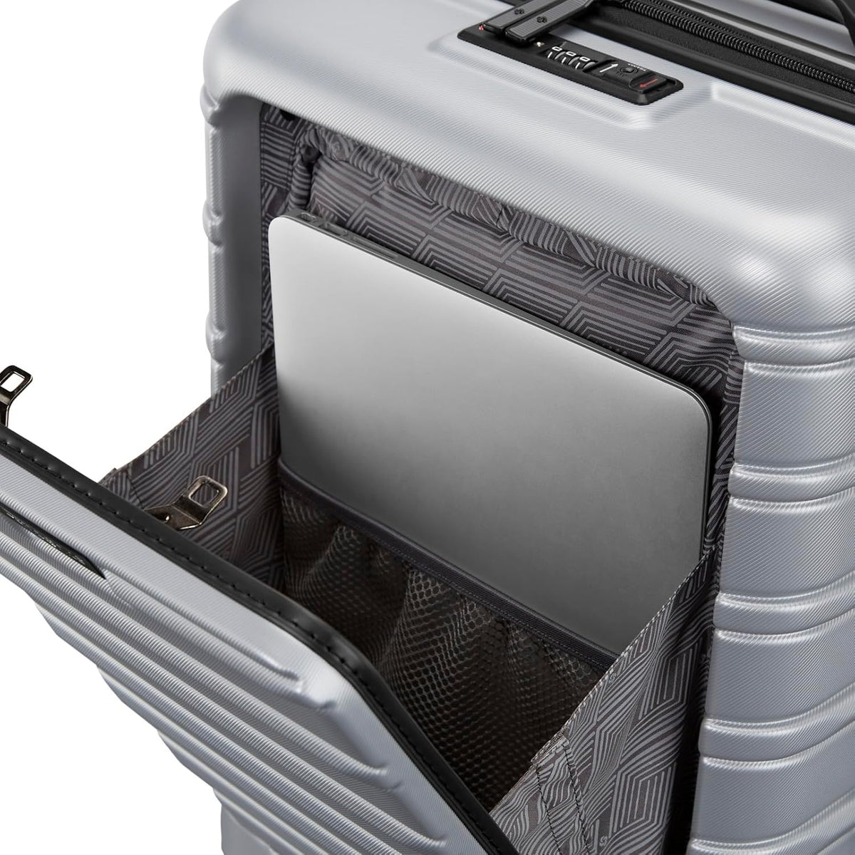 Omni 2 International Carry-On Luggage with 360° Spinner Wheels - Scratch Resistant Hardshell - TSA, Airline-Approved - Expandable Polycarbonate Shell for Lightweight Travel - Rose Gold