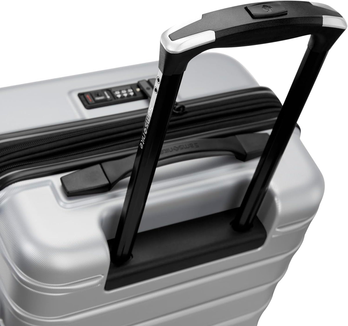 Omni 2 International Carry-On Luggage with 360° Spinner Wheels - Scratch Resistant Hardshell - TSA, Airline-Approved - Expandable Polycarbonate Shell for Lightweight Travel - Rose Gold