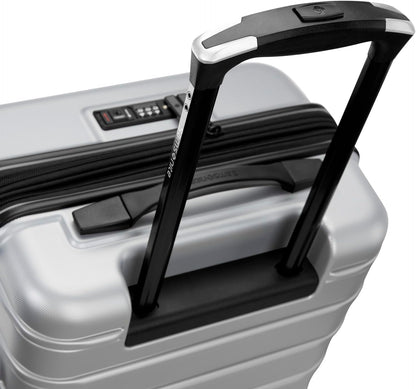 Omni 2 International Carry-On Luggage with 360° Spinner Wheels - Scratch Resistant Hardshell - TSA, Airline-Approved - Expandable Polycarbonate Shell for Lightweight Travel - Rose Gold