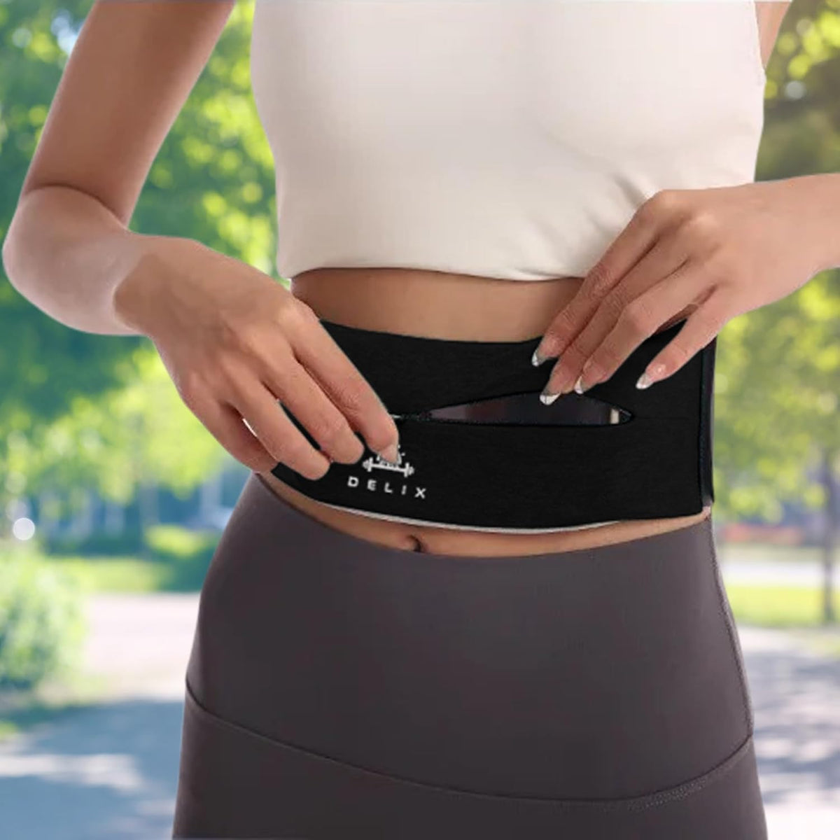 Adjustable 3 Pocket Lightweight Running Belt with Zipper for Women and Men from 24" to 38" Waist for Cell Phone, Money | Anti-Theft Travel Waist Bag