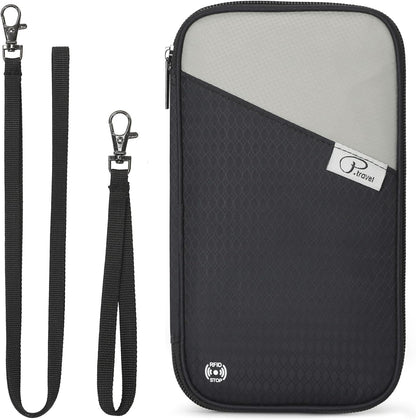 RFID Travel Passport Wallet, Family Passport Holder, Trip Document Organizer P.Travel Series