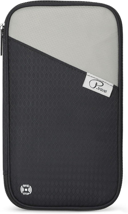 RFID Travel Passport Wallet, Family Passport Holder, Trip Document Organizer P.Travel Series