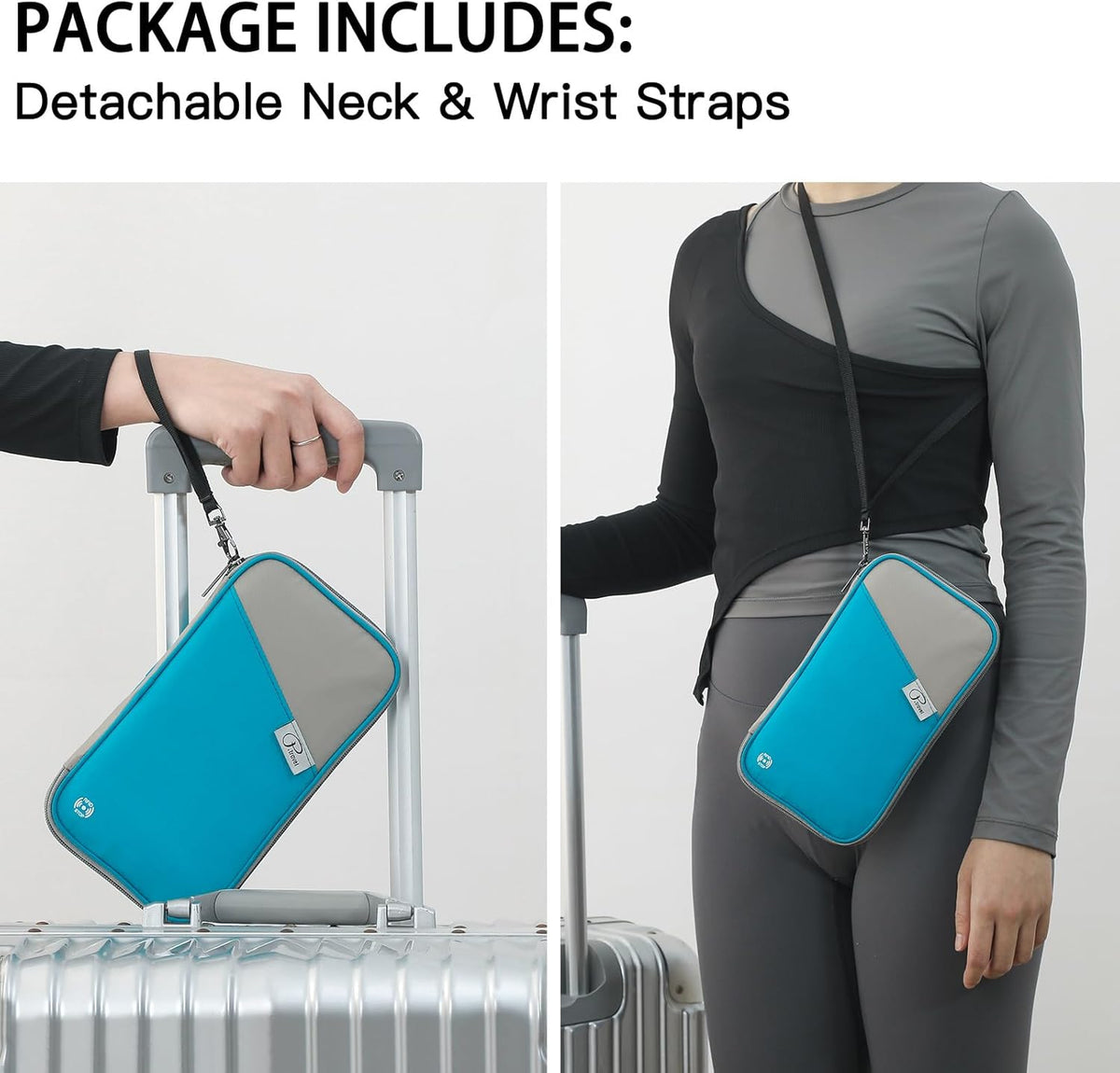 RFID Travel Passport Wallet, Family Passport Holder, Trip Document Organizer P.Travel Series