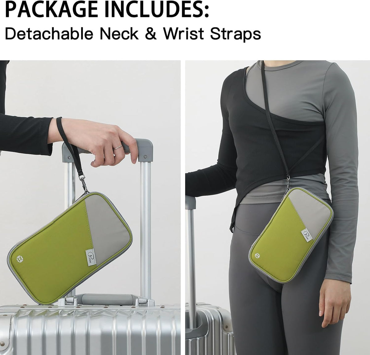 RFID Travel Passport Wallet, Family Passport Holder, Trip Document Organizer P.Travel Series