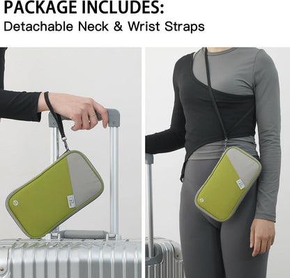 RFID Travel Passport Wallet, Family Passport Holder, Trip Document Organizer P.Travel Series