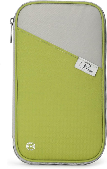 RFID Travel Passport Wallet, Family Passport Holder, Trip Document Organizer P.Travel Series
