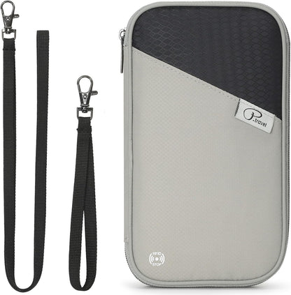 RFID Travel Passport Wallet, Family Passport Holder, Trip Document Organizer P.Travel Series