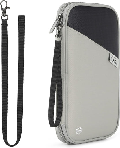 RFID Travel Passport Wallet, Family Passport Holder, Trip Document Organizer P.Travel Series