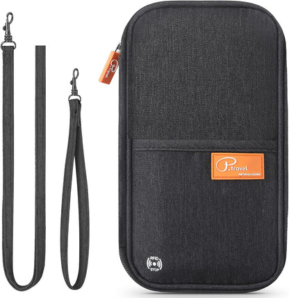 RFID Travel Passport Wallet, Family Passport Holder, Trip Document Organizer P.Travel Series