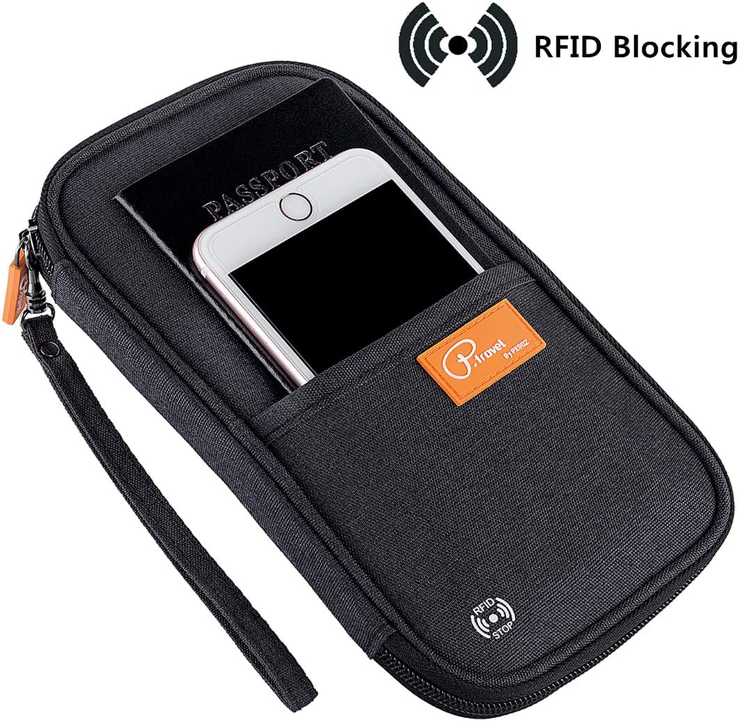 RFID Travel Passport Wallet, Family Passport Holder, Trip Document Organizer P.Travel Series