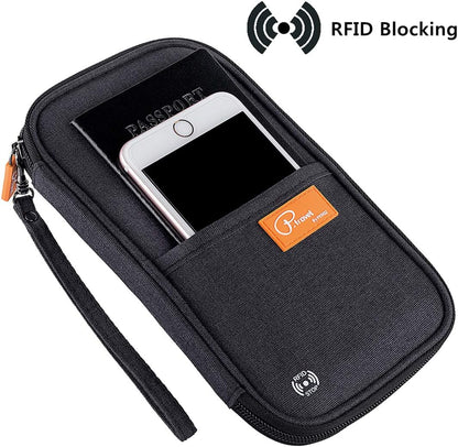 RFID Travel Passport Wallet, Family Passport Holder, Trip Document Organizer P.Travel Series