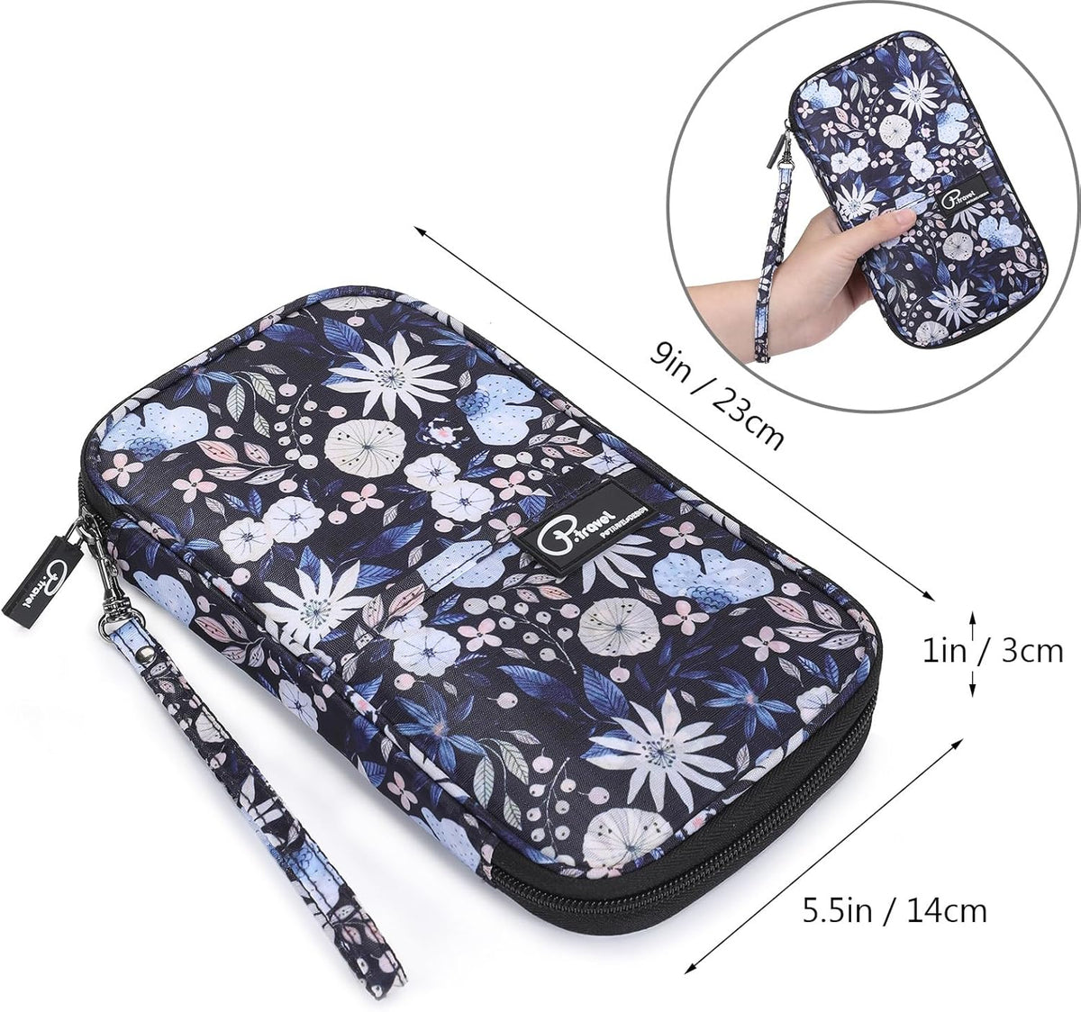 RFID Travel Passport Wallet, Family Passport Holder, Trip Document Organizer P.Travel Series