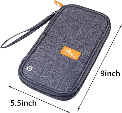 RFID Travel Passport Wallet, Family Passport Holder, Trip Document Organizer P.Travel Series