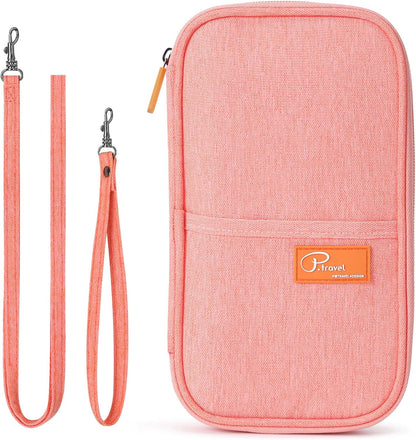 RFID Travel Passport Wallet, Family Passport Holder, Trip Document Organizer P.Travel Series