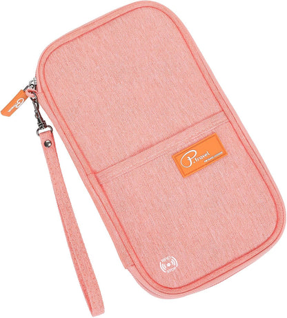 RFID Travel Passport Wallet, Family Passport Holder, Trip Document Organizer P.Travel Series