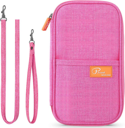 RFID Travel Passport Wallet, Family Passport Holder, Trip Document Organizer P.Travel Series