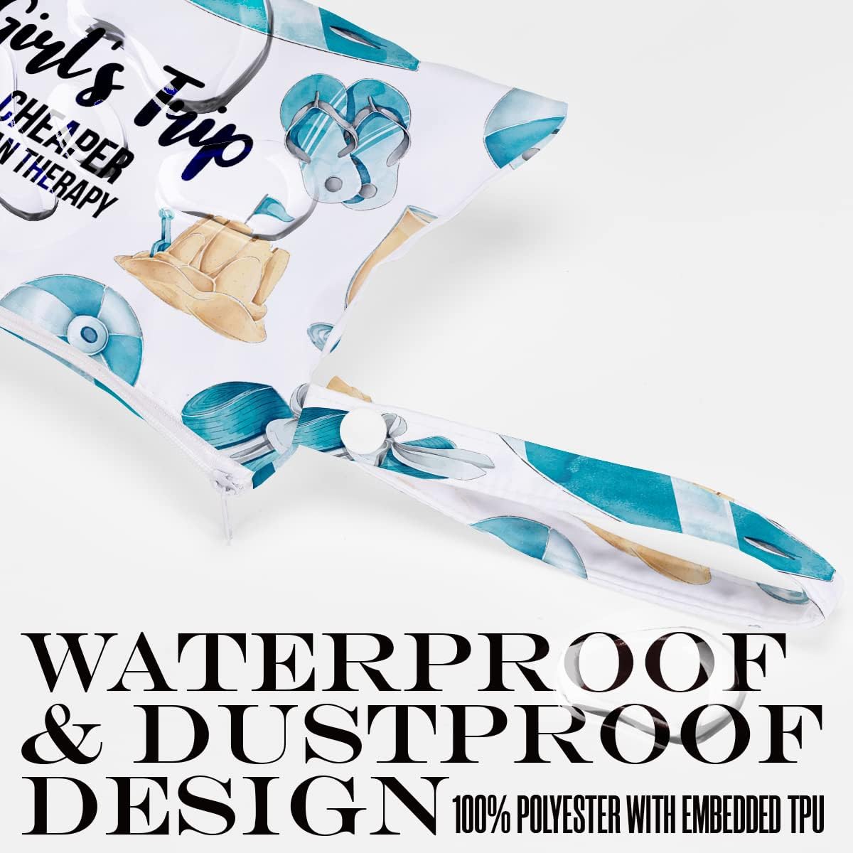 Wet Bag, Wet Dry Bag, Wet Bag for Swimsuit, Travel, Beach, Pool, Diapers, Dirty Yoga Gym Clothes, Toiletries, Makeup Bag, Waterproof Reusable Cute Beach Bag Bee Flower Decor, 2 Pcs Set.