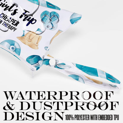 Wet Bag, Wet Dry Bag, Wet Bag for Swimsuit, Travel, Beach, Pool, Diapers, Dirty Yoga Gym Clothes, Toiletries, Makeup Bag, Waterproof Reusable Cute Beach Bag Bee Flower Decor, 2 Pcs Set.