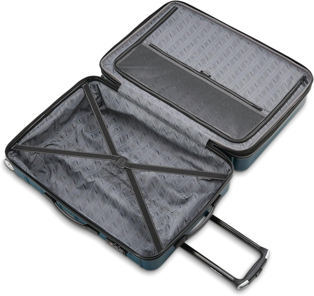 Omni 2 Domestic Carry-On Luggage - 22x14x9 Airline-Approved - Features Expandable Polycarbonate Shell, 360° Wheels, TSA Lock - Amazon Exclusive - Artic Silver