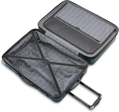 Omni 2 Domestic Carry-On Luggage - 22x14x9 Airline-Approved - Features Expandable Polycarbonate Shell, 360° Wheels, TSA Lock - Amazon Exclusive - Artic Silver