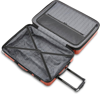 Omni 2 Domestic Carry-On Luggage - 22x14x9 Airline-Approved - Features Expandable Polycarbonate Shell, 360° Wheels, TSA Lock - Amazon Exclusive - Artic Silver