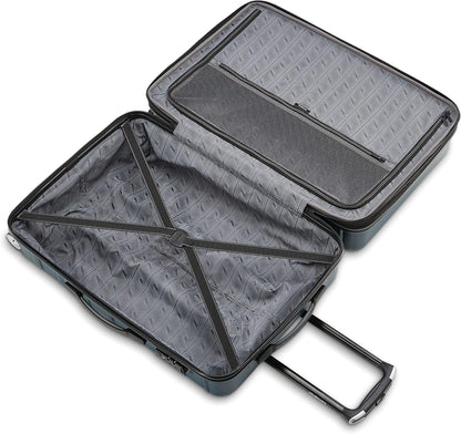 Omni 2 Domestic Carry-On Luggage - 22x14x9 Airline-Approved - Features Expandable Polycarbonate Shell, 360° Wheels, TSA Lock - Amazon Exclusive - Artic Silver