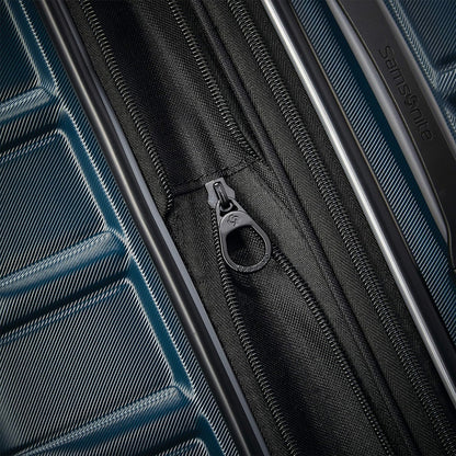Omni 2 Domestic Carry-On Luggage - 22x14x9 Airline-Approved - Features Expandable Polycarbonate Shell, 360° Wheels, TSA Lock - Amazon Exclusive - Artic Silver