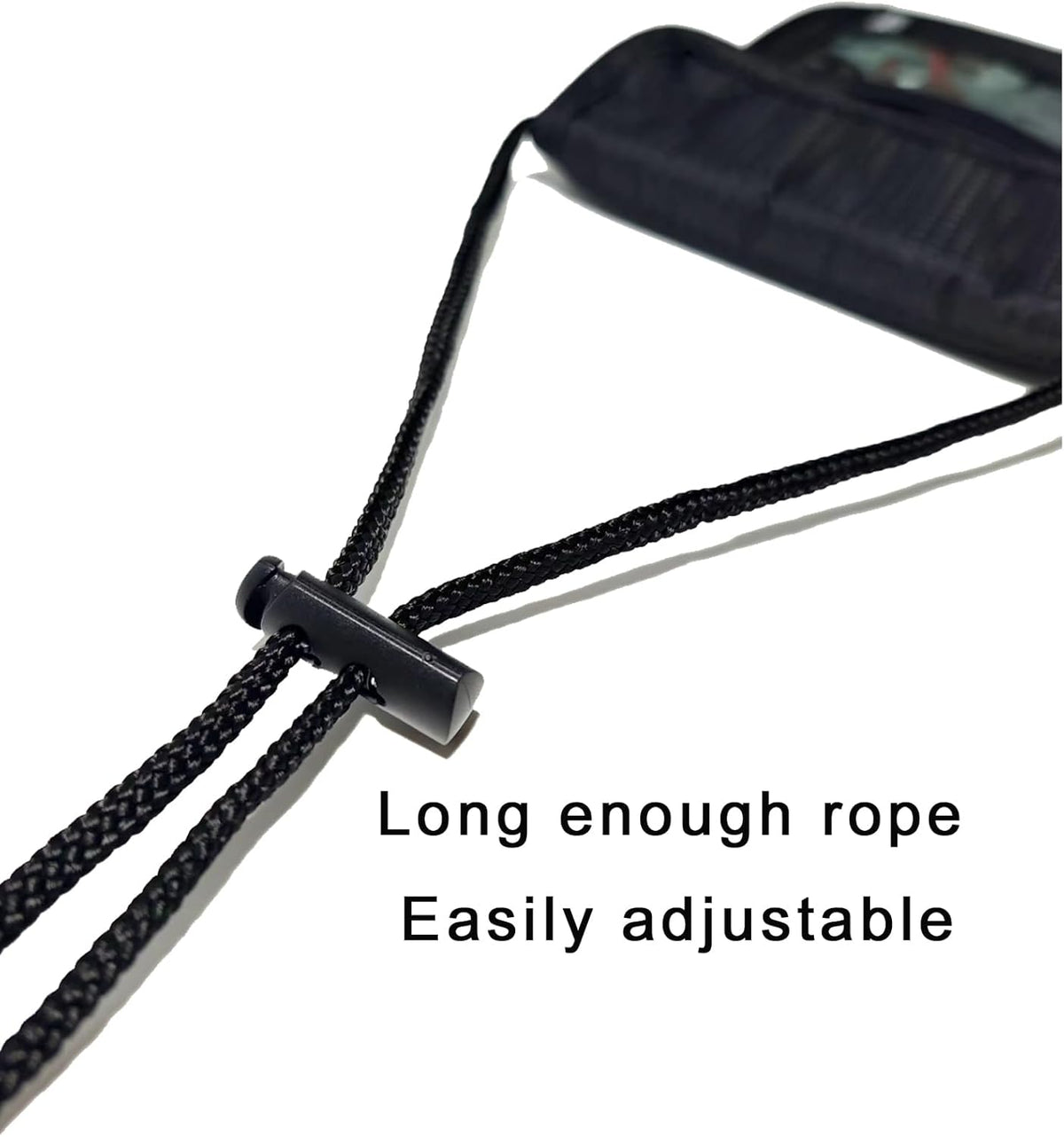 Travel Neck Wallet, RFID Blocking Waterproof Passport Pouch ﻿ | RFID Blocking Waterproof Nylon Travel Neck Wallet Lightweight Hidden Security Passport Money Pouch with Adjustable Strap